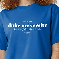 T-shirt domicile Champion Royal Duke Blue Devils pour femmes