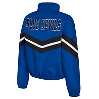 Women's Colosseum  Royal Duke Blue Devils Thin Ice Full-Zip Windbreaker