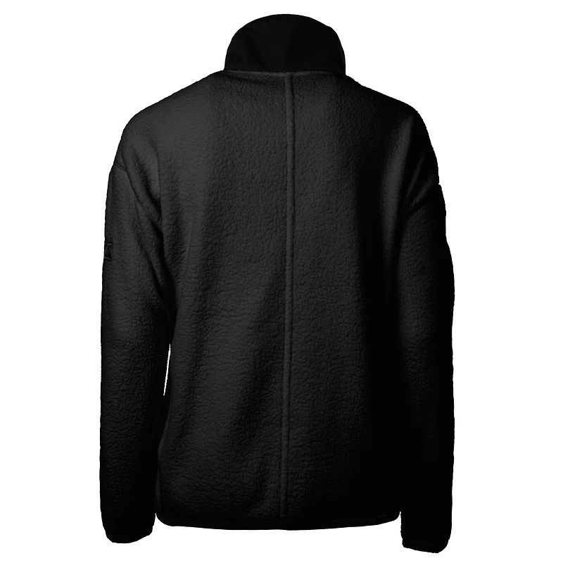 Women's Cutter & Buck Black Duke Blue Devils Cascade Eco Fleece Full-Zip Jacket