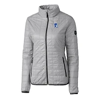 Doudoune isolante entièrement zippée PrimaLoft® Eco pour femme, coupe-vent et buck, gris, Duke Blue Devils Rainier