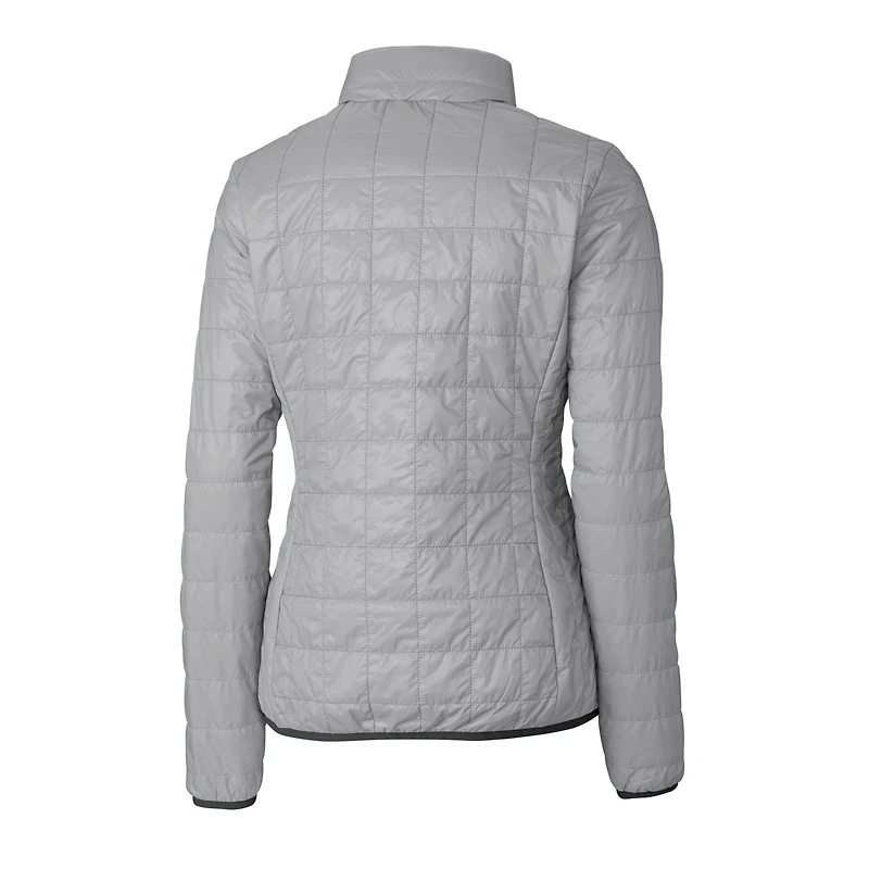 Doudoune isolante entièrement zippée PrimaLoft® Eco pour femme, coupe-vent et buck, gris, Duke Blue Devils Rainier