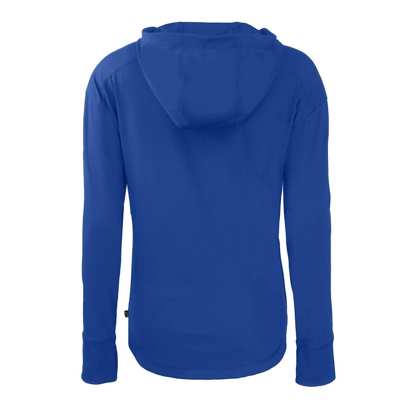 Women's Cutter & Buck Royal Duke Blue Devils Daybreak Eco Recycled Full-Zip Hoodie
