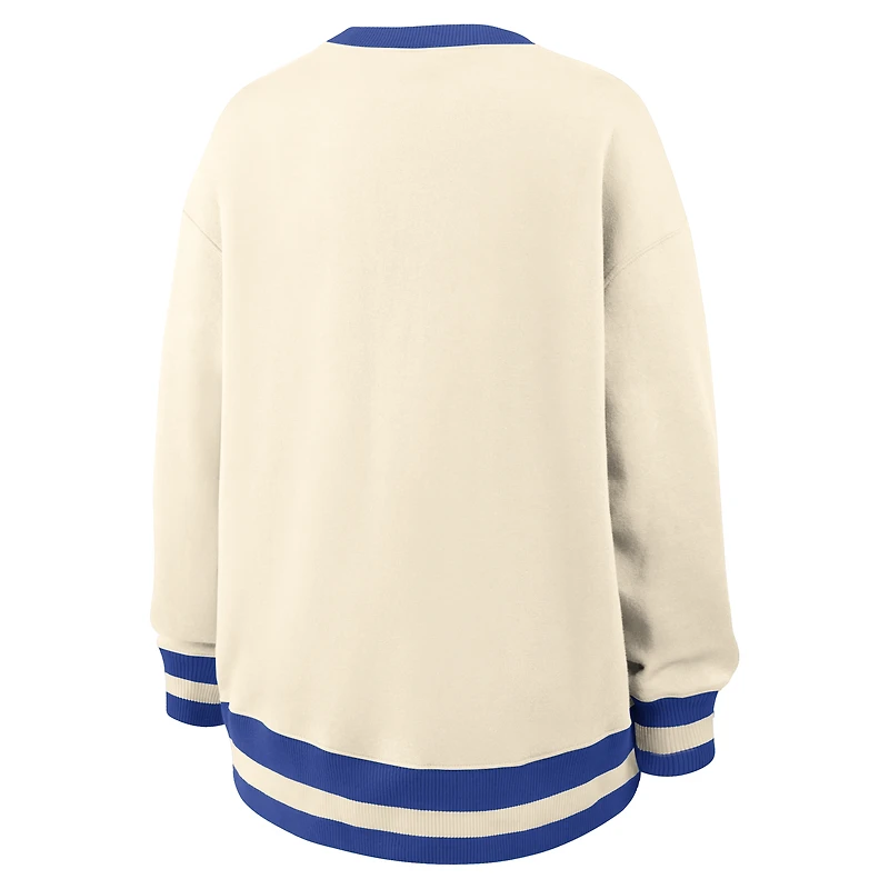 Sweat-shirt Nike Duke Blue Devils oversize Legacy Arch Phoenix, couleur naturelle, pour femme
