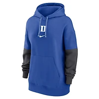 Sweat à capuche Nike Royal Duke Blue Devils 2024 Sideline Essential pour femme