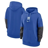 Sweat à capuche Nike Royal Duke Blue Devils 2024 Sideline Essential pour femme