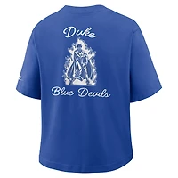 Women's Nike  Royal Duke Blue Devils Legacy Pocket Boxy T-Shirt
