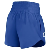 Women's Nike Royal Duke Blue Devils Performance One Dri-FIT High-Rise Shorts