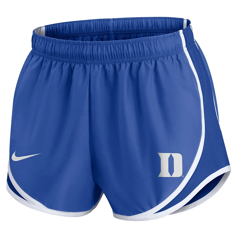 Women's Nike Royal Duke Blue Devils Primetime Tempo Performance Shorts