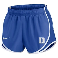 Women's Nike Royal Duke Blue Devils Primetime Tempo Performance Shorts