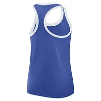Women's Nike Royal Duke Blue Devils Primetime Tri-Blend Racerback Tank Top