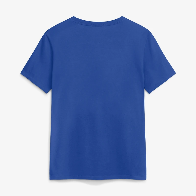 T-shirt Nike Royal Duke Blue Devils avec logo Mantra Script pour femme