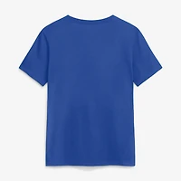 T-shirt Nike Royal Duke Blue Devils avec logo Mantra Script pour femme