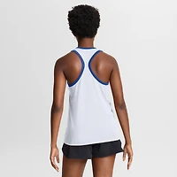 Women's Nike White Duke Blue Devils Uni Name Tri-Blend Dri-FIT Tank Top