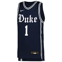 Maillot de basket-ball Nike #1 bleu marine Duke Blue Devils Icon Replica pour jeune
