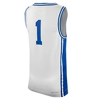 Maillot de basket-ball Nike #1 Duke Blue Devils Icon Replica pour jeune