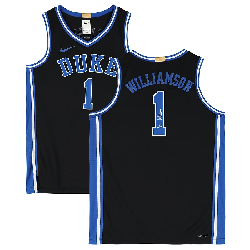 Maillot Swingman Nike Alumni Player Limited dédicacé par Zion Williamson Duke Blue Devils