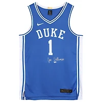 Maillot Nike Swingman bleu autographié par Zion Williamson Duke Blue Devils