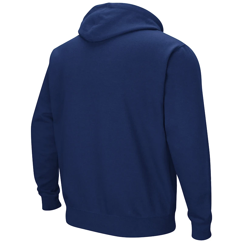 Men's Colosseum  Navy Duquesne Dukes Arch & Logo Hoodie