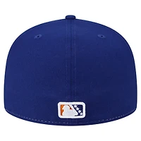 Casquette ajustée 59FIFTY pour homme New Era blanche/orange Durham Bulls Authentic Collection