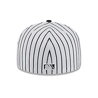 Casquette ajustée 59FIFTY pour homme New Era White Durham Bulls Theme Nights