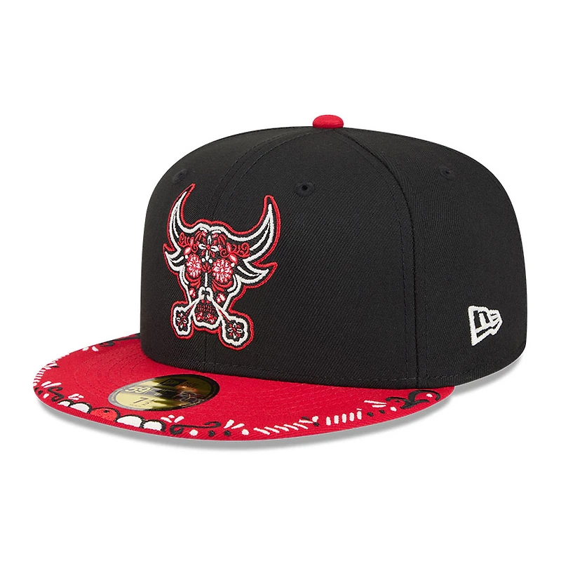 Men's New Era Black/Red Durham Bulls 2026 Copa De La Diversion 59FIFTY Fitted Hat