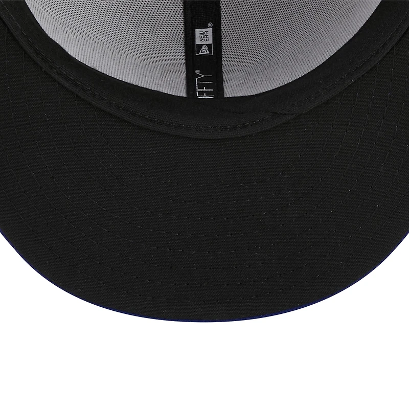 Men's New Era Gray/Royal Durham Bulls Marvel x Minor League 59FIFTY Fitted Hat