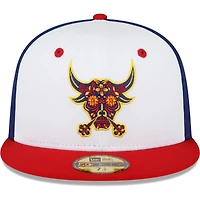 Casquette ajustée 59FIFTY Copa De La Diversion des Durham Bulls New Era pour homme, blanc/rouge