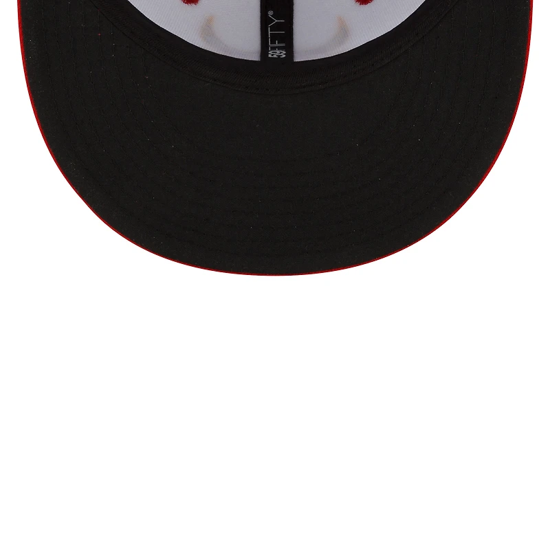 Casquette ajustée 59FIFTY Copa De La Diversion des Durham Bulls New Era pour homme, blanc/rouge