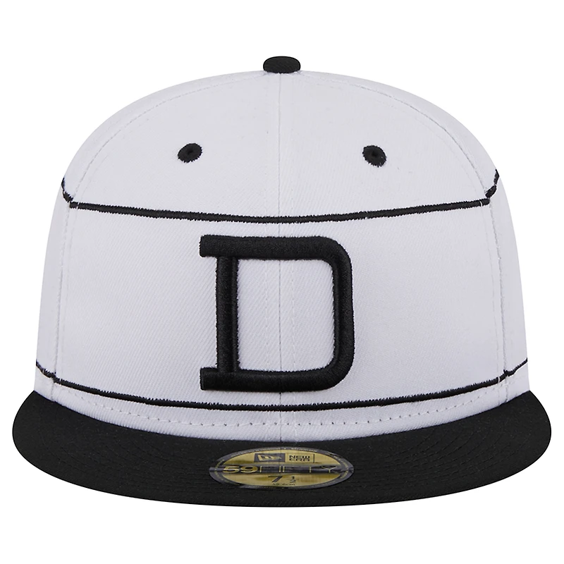 Casquette ajustée 59FIFTY des Durham Bulls Theme Nights 1913 New Era blanche pour homme