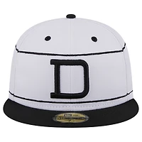 Casquette ajustée 59FIFTY des Durham Bulls Theme Nights 1913 New Era blanche pour homme