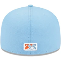 Casquette ajustée 59FIFTY pour homme Durham Bulls Theme Nights Lollygaggers New Era blanche