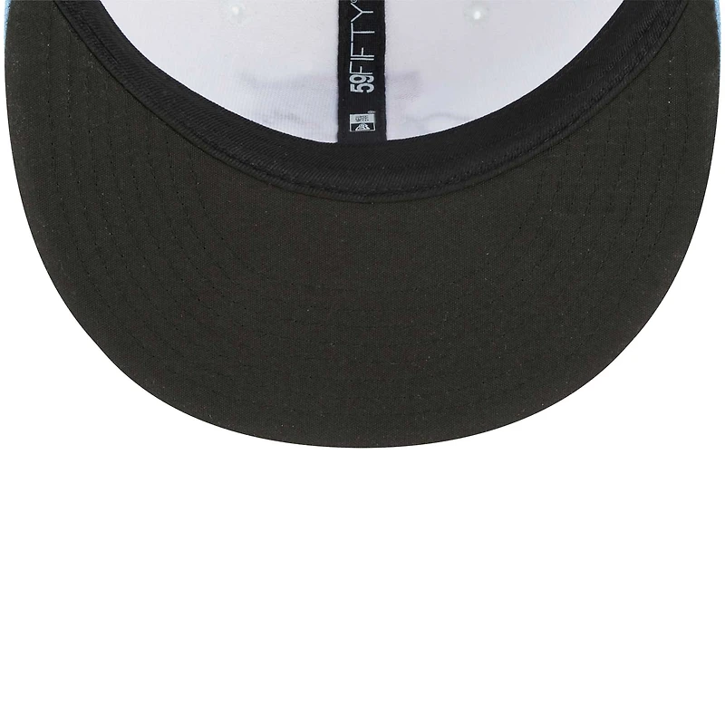 Casquette ajustée 59FIFTY pour homme Durham Bulls Theme Nights Lollygaggers New Era blanche