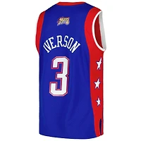 Mitchell & Ness Allen Iverson Royal Eastern Conference Hardwood Classics 2004 NBA All-Star Game Swingman Maillot de retour pour homme