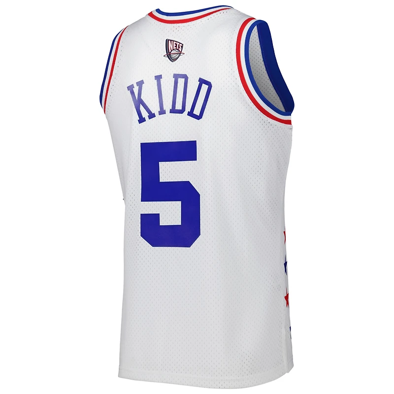Maillot Swingman Mitchell & Ness Jason Kidd blanc de la Conférence Est 2003 All Star Game pour hommes