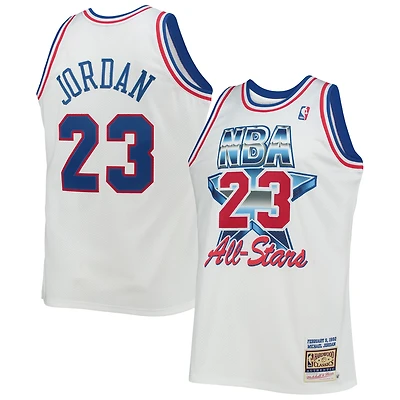 Hommes Mitchell & Ness Michael Jordan Blanc Conférence de l'Est Hardwood Classics 1992 NBA All-Star Game Maillot Authentique