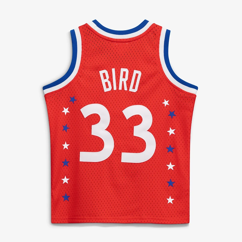 Youth Mitchell & Ness Larry Bird Red 1983 NBA All-Star Game Hardwood Classics Swingman Jersey