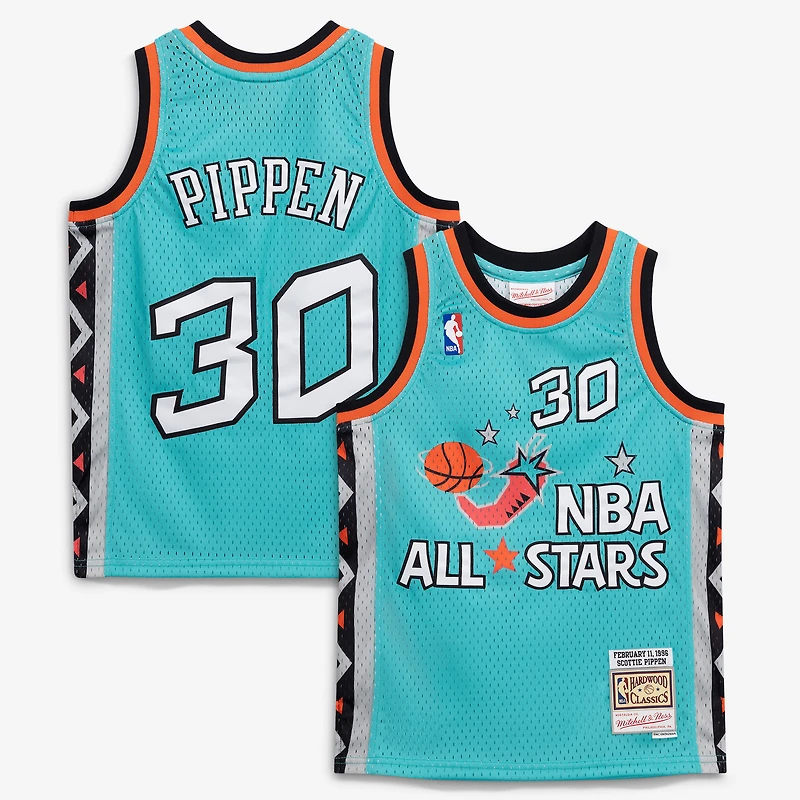 Youth Mitchell & Ness Scottie Pippen Teal 1996 NBA All-Star Game Hardwood Classics Swingman Jersey