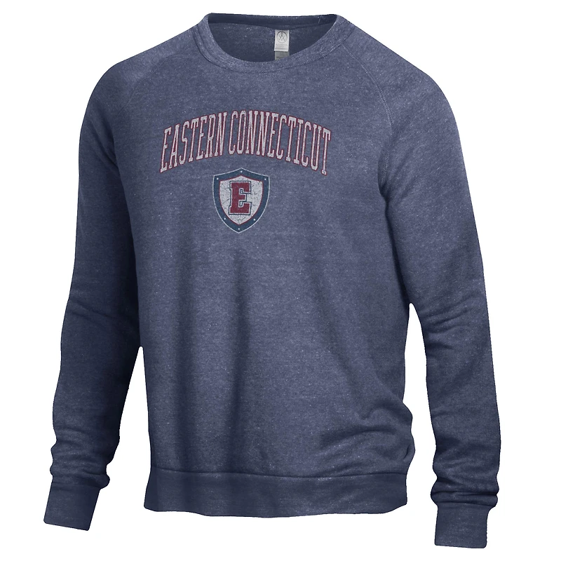 Sweat-shirt à enfiler The Champ Tri-Blend bleu marine chiné pour homme, des Eastern Connecticut State Warriors