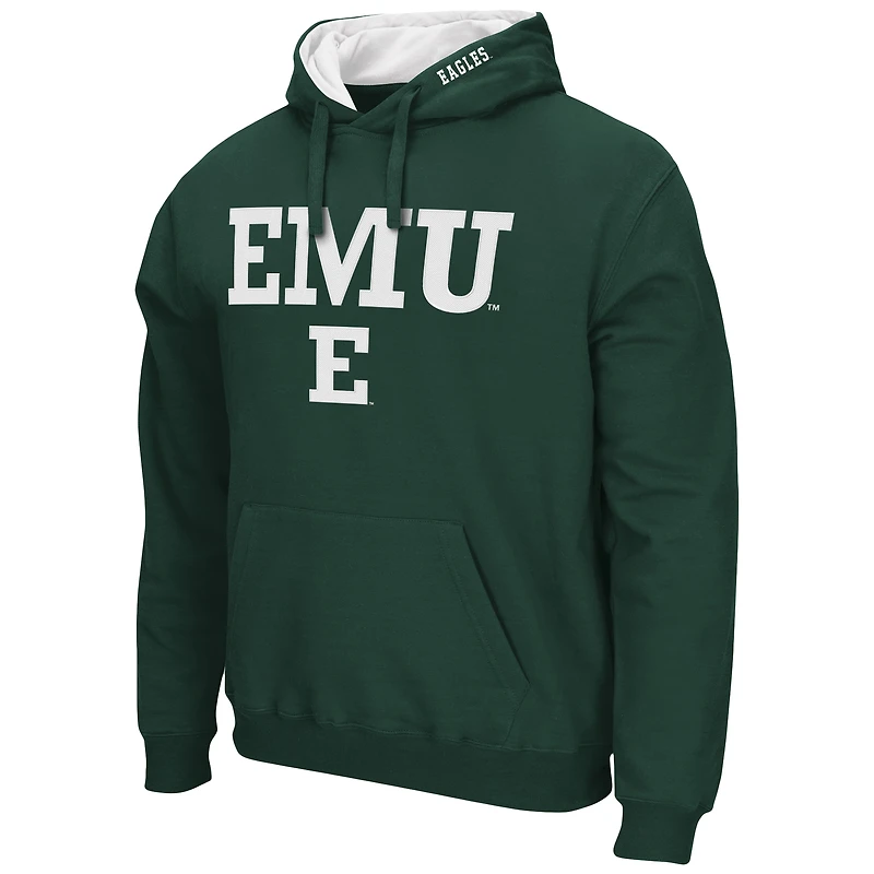 Sweat à capuche Colosseum Green Eastern Michigan Eagles Arch & Logo 3.0 pour homme