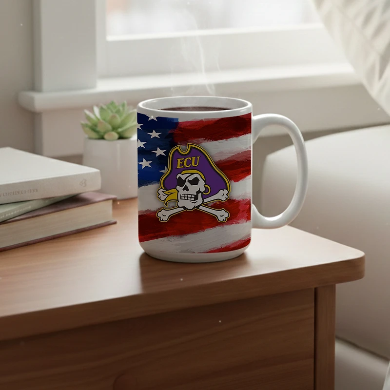 ECU Pirates Two-Pack 15oz. Americana Mug Set