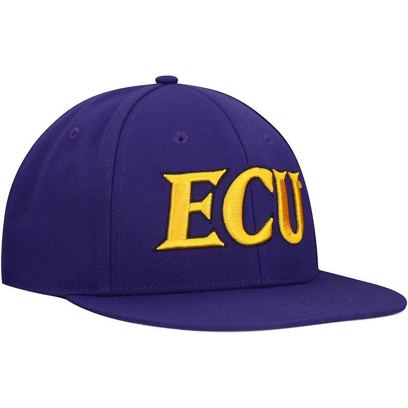 Men's adidas Purple ECU Pirates On Field Fitted Hat