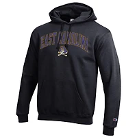 Sweat à capuche Champion Black ECU Pirates Arch Over Logo pour homme