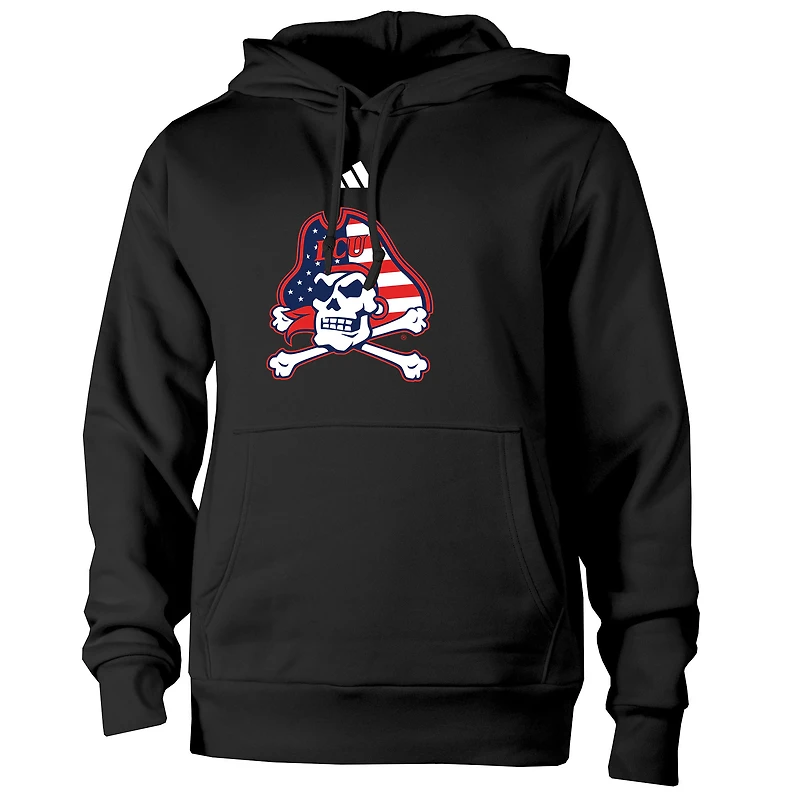 Sweat à capuche adidas noir ECU Pirates Stars & Stripes pour homme