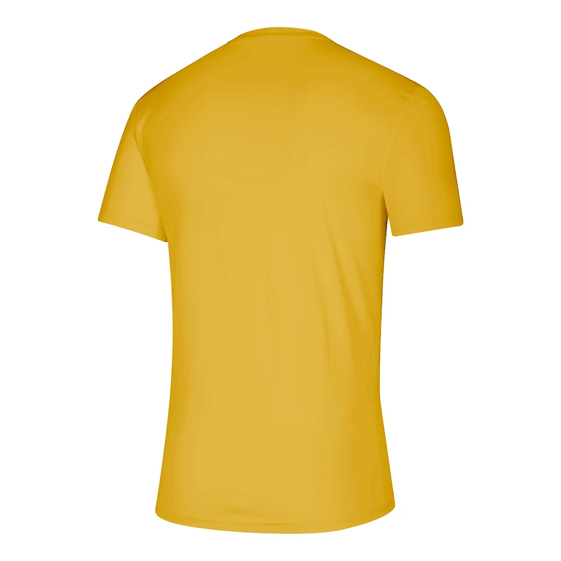 Men's adidas  Gold ECU Pirates Powder Purple Home Plate T-Shirt