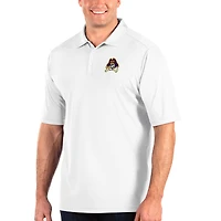 Men's Antigua White ECU Pirates Big & Tall Tribute Polo