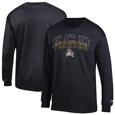 T-shirt à manches longues Champion Black ECU Pirates Team pour homme