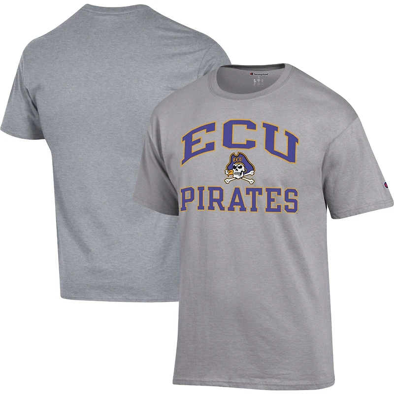 T-shirt Champion Heather Grey ECU Pirates High Motor pour homme