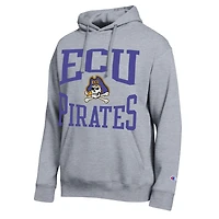 Men's Champion  Heather Gray ECU Pirates Team Hoodie