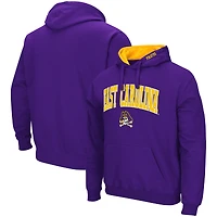 Sweat à capuche Colosseum Purple ECU Pirates Arch & Logo 3.0 pour homme