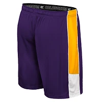 Men's Colosseum Purple ECU Pirates Quantum Shorts